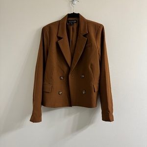Rachel Zoe Brown Blazer Jacket
